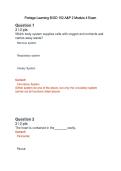Portage Learning BIOD 152 A&P 2 Module 4 Exam