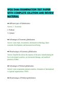 WGU D080 EXAMINATION TEST PAPER &NewLine;WITH COMPLETE SOLUTION AND REVIEW &NewLine;MATERIAL 