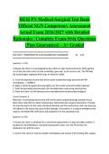 HESI PN Medical-Surgical Test Bank Official NGN Competency Assessment Actual Exam 2026&sol;2027 with Detailed Rationales &vert; Complete Exam-Style Questions &vert; Pass Guaranteed &ndash; A&plus; Graded&NewLine;&NewLine;