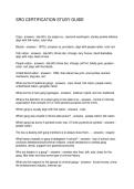 SRO CERTIFICATION STUDY GUIDE