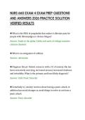 NURS 660 EXAM 4 EXAM PREP QUESTIONS&NewLine;AND ANSWERS 2026 PRACTICE SOLUTION&NewLine;VERIFIED RESULTS