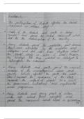 History notes for top score