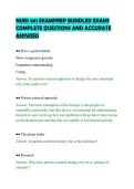 NURS 661 EXAMPREP BUNDLED EXAMS&NewLine;COMPLETE QUESTIONS AND ACCURATE&NewLine;ANSWERS&NewLine;