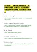 WGU D352 COMPILED EXAMS SUCCESS &NewLine;BUNDLE 2026 PRACTICE TEST PAPERS &NewLine;COMPLETE ANSWERS VERIFIED GRADED &NewLine;A&plus;