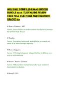 WGU D352 COMPILED EXAMS SUCCESS &NewLine;BUNDLE 2026 STUDY GUIDE REVIEW &NewLine;PACK FULL QUESTIONS AND SOLUTIONS &NewLine;GRADED A&plus; 