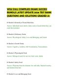 WGU D352 COMPILED EXAMS SUCCESS &NewLine;BUNDLE LATEST UPDATE 2026 TEST BANK &NewLine;QUESTIONS AND SOLUTIONS GRADED A&plus;