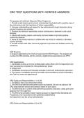 SRO TEST QUESTIONS WITH VERIFIED ANSWERS