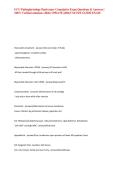 GCU Pathophysiology final exam- Cumulative Exam Questions & Answers &vert; 100&percnt; Verified solutions &lpar;2026&rpar; UPDATE &vert;2026&excl;&excl; STUDY GUIDE EXAM&NewLine;