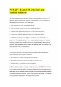 NUR 2571 Exam with Questions and Verified Solutions