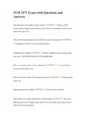NUR 2571 Exam with Questions and Answers