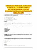 NUR 233 &ndash; Exam 2 &ndash; Nursing Fundamentals and Medical-Surgical Concepts Study Guide with Practice Questions and Answers