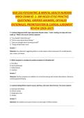 NUR 233 &ndash; Exam 2 &ndash; Nursing Fundamentals and Medical-Surgical Concepts Study Guide with Practice Questions and Answers
