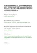 NURS 3325 MODULE QUIZ 1 COMPREHENSIVE&NewLine;EXAMINATION TEST 2026 SOLVED QUESTIONS&NewLine;ANSWERS GRADED A&plus;