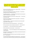 Private Pilot FAA Knowledge Test SU 4&colon; Federal Aviation Regulations with all Correct & 100&percnt; Verified Answers &vert;Already Graded A&plus;