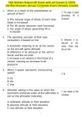 FAA Written Rotorcraft Exam with all Correct & 100&percnt; Verified Answers &vert;Actual Complete Exam &vert;Already Graded A&plus;
