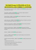 MAN6635 Exam 2 UPDATED ACTUAL &NewLine;QUESTIONS AND CORRECT ANSWERS
