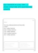 AQA Chemistry AS-level Topic 1&period;1 - Atomic Structure