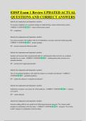 EDSP Exam 1 Review UPDATED ACTUAL &NewLine;QUESTIONS AND CORRECT ANSWERS