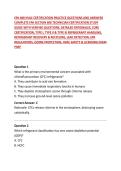 EPA 608 HVAC CERTIFICATION PRACTICE QUESTIONS AND ANSWERS COMPLETE EPA SECTION 608 TECHNICIAN CERTIFICATION STUDY GUIDE WITH VERIFIED QUESTIONS&comma; DETAILED RATIONALES&comma; CORE CERTIFICATION&comma; TYPE I&comma; TYPE II & TYPE III REFRIGERANT HANDLING&comma; REFRIGERANT RECOVERY