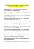 PAR Exam with all Correct & 100&percnt; Verified Answers &vert;Latest Version &vert;Already Graded A&plus;