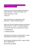 AAAE CERTIFIED MEMBER EXAM WITH &NewLine;COMPLETE SOLUTIONS