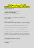 Bob Hogue 2  Exam UPDATED &NewLine;QUESTIONS AND CORRECT ANSWERS