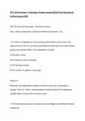 PSYC 101 Final Exam &ndash; Psychology Portage Learning &lpar;2026&rpar; Actual Questions & Verified Answers &lpar;PDF&period;