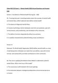 Galen NUR 253 Exam 1 &ndash; Mental Health &lpar;2026&rpar; Actual Questions and Answers &lpar;PDF&period;