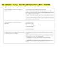 PES 125 Exam 1 ACTUAL UPDATED QUESTIONS AND CORRECT ANSWERS 