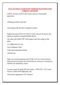 AVIT 222 FINAL EXAM WITH VERIFIED QUESTIONS AND CORRECT ANSWERS