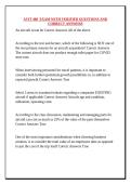 AVIT 408  EXAM WITH VERIFIED QUESTIONS AND CORRECT ANSWERS