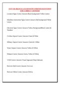 AVIT 102 &lpar;BLOCK 1&rpar; EXAM WITH VERIFIED QUESTIONS AND CORRECT ANSWERS