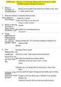 CVRP exam - Domain 1 Vocational Rehab with all Correct & 100&percnt; Verified Answers &vert;Already Graded A&plus;