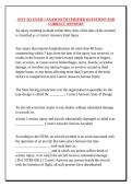AVIT 312 EXAM 1 EXAM WITH VERIFIED QUESTIONS AND CORRECT ANSWERS