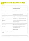 OPMa 3306 Final Exam UPDATED ACTUAL QUESTIONS AND CORRECT &NewLine;ANSWERS 