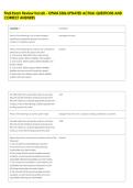 Final Exam Review Vocab - OPMA 3306 UPDATED ACTUAL QUESTIONS AND &NewLine;CORRECT ANSWERS 