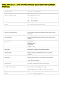 OPMA 3306 Exam 2 UTA UPDATED ACTUAL QUESTIONS AND CORRECT &NewLine;ANSWERS