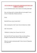 AVIT 325 BLOCK 3 EXAM WITH VERIFIED QUESTIONS AND CORRECT ANSWERS