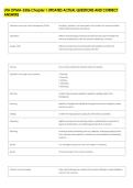 UTA OPMA-3306 Chapter 1 UPDATED ACTUAL QUESTIONS AND CORRECT &NewLine;ANSWERS 