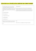 OPMA 3306 Exam 2 UPDATED ACTUAL QUESTIONS AND CORRECT ANSWERS 