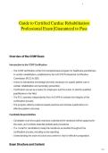 Guide to Certified Cardiac Rehabilitation Professional Exam &vert;Guaranteed to Pass