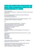 CINTAS SSR CERTIFICATION EXAM Question and&NewLine;Answer 2026 &vert; Comprehensive Study Pack with&NewLine;Detailed Rationales &vert; A&plus; Verified&NewLine;