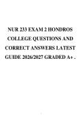 NURS 5462 VASCULAR DISEASE EXAM&NewLine;QUESTIONS AND CORRECT ANSWERS&NewLine;LATEST GUIDE 2026&sol;2027 &period;