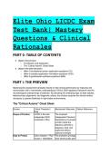 2026&sol;2027 Elite Ohio LICDC Exam Mastery Test Bank &vert; 40&plus; S-Tier Clinical Scenarios &vert; ASAM 4th Ed&comma; OAC 4758 & 42 CFR Part 2 Rationales