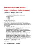 2026&sol;2027 Florida CAP Exam S-Tier Mastery Test Bank &vert;  Clinical Scenarios&comma; F&period;A&period;C&period; 65D-30 & Marchman Act Rationales