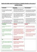 essay plan memory