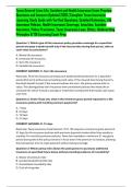 Texas General Lines Life&comma; Accident and Health Insurance Exam Practice Questions and Answers Updated 2026 &vert; Complete Texas Insurance Licensing Study Guide with Verified Questions&comma; Detailed Rationales&comma; Life Insurance Policies&comma; Health Insurance Coverage&comma; Ann