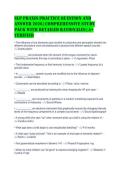 SLP PRAXIS PRACTICE Question and&NewLine;Answer 2026 &vert; Comprehensive Study&NewLine;Pack with Detailed Rationales &vert; A&plus;&NewLine;Verified