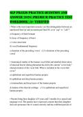 SLP PRAXIS PRACTICE Question and&NewLine;Answer 2026 &vert; Premium Practice Test&NewLine;Workbook &vert; A&plus; Verified