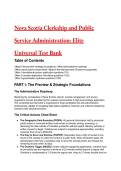 2026&sol;2027 Elite Nova Scotia Clerkship & Public Service Administration Test Bank &vert; S-Tier Study Guide &lpar;20&plus; Complex MCQs with Mentor Analysis&rpar;